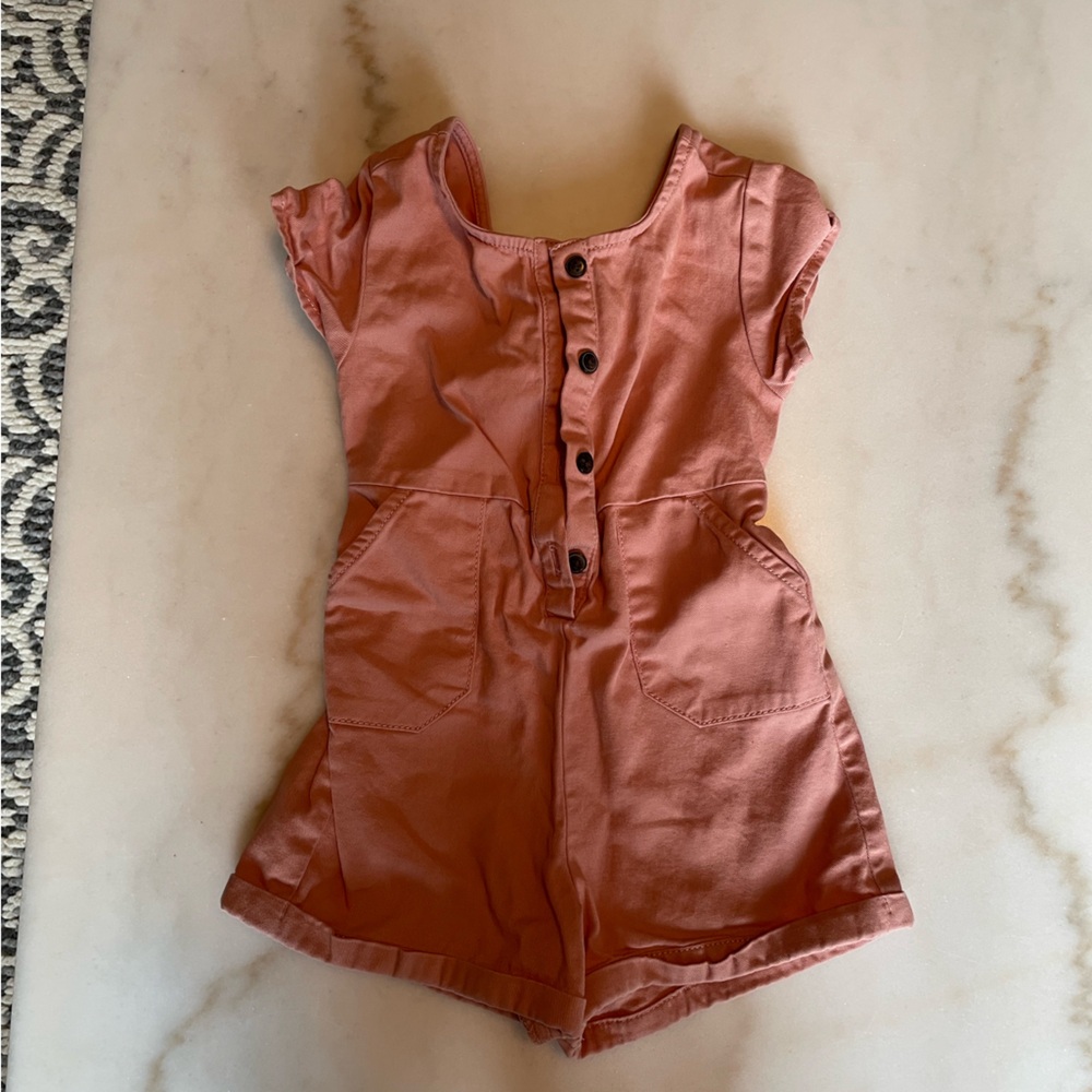 🍒 2/$15 Old Navy Toddler Dusty Rose Pink Short Romper